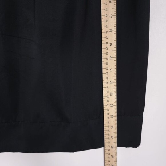 STELLA McCARTNEY ITALY MADE 100% SILK Women Mini Dress Black Strapless Size 40 - Picture 6 of 9